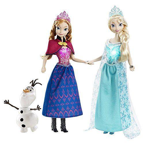 Disney アナと雪の女王 ミュージカル マジック エルサ アナ　オラフ　人形 Frozen Musical Magic Gift Se｜value-select