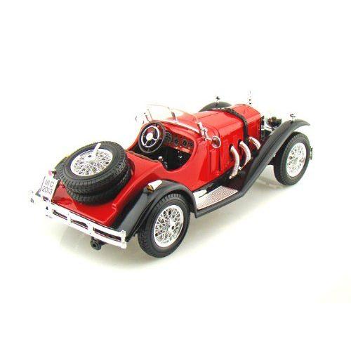 ダイキャストカー 1928 メルセデスベンツ SSK レッド 1/18