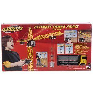 Fast Lane Remote-Control Mega Crane ミニカー ミニチュア 模型 プレイセット自動車 ダイキャスト