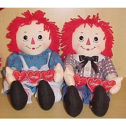 16 Raggedy Ann & Andy I Love You / Valentine 2006 / 90th birthday