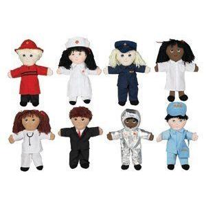 安心なので買 Children s Factory CF100-511 Career Doll Costumes- Set of 8 ドール 人形 フィギュア
