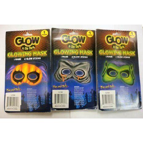 店舗良い Ddi Boy Glow Masks (Pack Of 12) その他おもちゃ