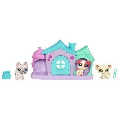 Littlest Pet Shop (リトルペットショップ) Puppies Mini Playset with 3 Exclusive Pets