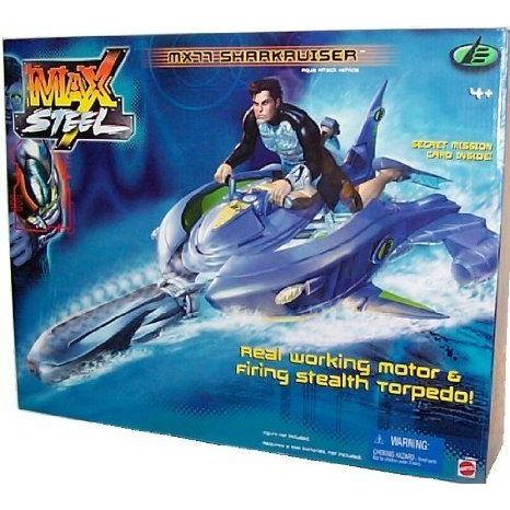 Max Steel MX77 Sharkruiser ミニカー ミニチュア 模型 プレイセット