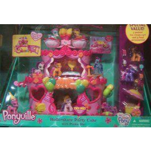 My Little Pony (マイリトルポニー) Ponyville Roller Skate Party Cake with Pinkie Pie BONUS SET