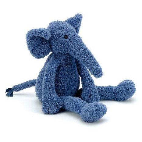 KOREAN TOY _ JELLYCAT, Slackajack Elephant Blue (doll size:33cm)[001KR] ドール 人形 フィギュア