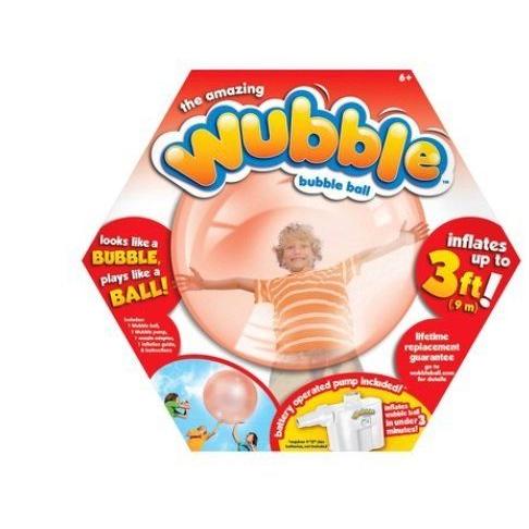 Wubble バブルボール ポンプ付赤 最大で 90cm程度まで膨らみます