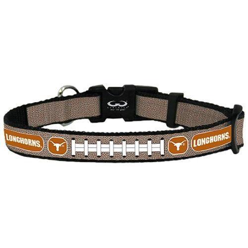 NCAA Texas Longhorns Reflective Football Collar Small