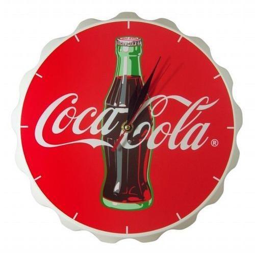 高価値セリー Wood Coca-Cola《コカコーラ》 Contour Clock☆ウッドクロック☆(木製壁掛時計) Crown Bottle その他キッチン、日用品、文具