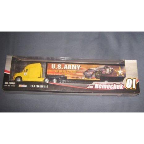 2006 Edition Joe Nemechek 01 U.S. Army Of One 1/64 スケール Hauler Transporter トレーラー トラック