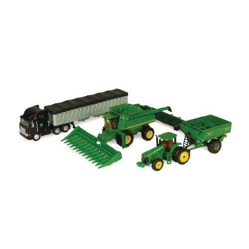 John Deere ジョンディア 1:64 スケール収穫セット｜value-select