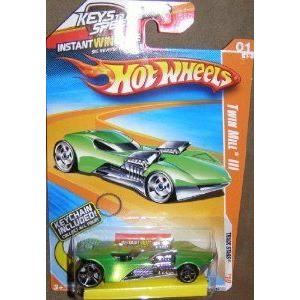 2010 HOT WHEELS (ホットウィール) 057/240 TRACK STARS 01/12 KEYS TO SPEED CARD GREEN TWIN MILL III