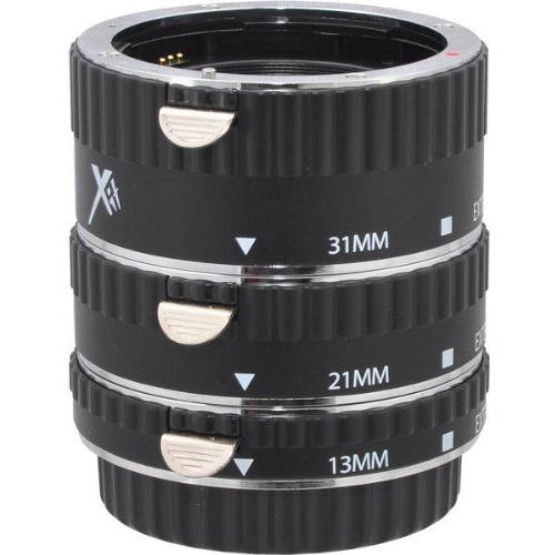 最大80％オフ！ for Set Tube Extension Macro Focus Auto XTETC Xit Canon (Black) Cameras SLR その他カメラアクセサリー