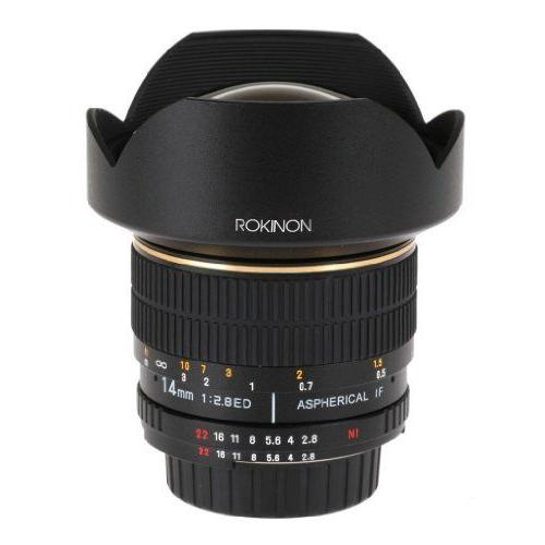 Rokinon FE14M-S 14mm F2.8 Ultra Wide Lens for Sony Alpha (Black)