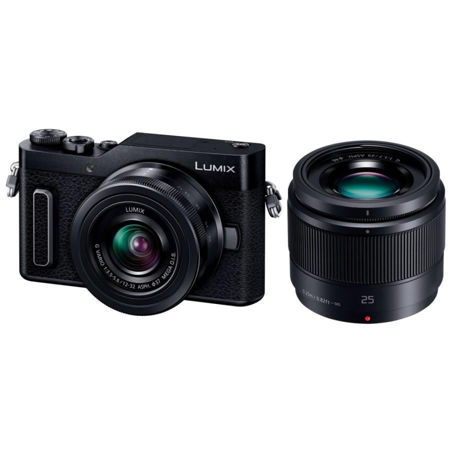 LUMIX パナソニック DC-GF10W-K ダブルレンズキット [ブラック] Y通常 