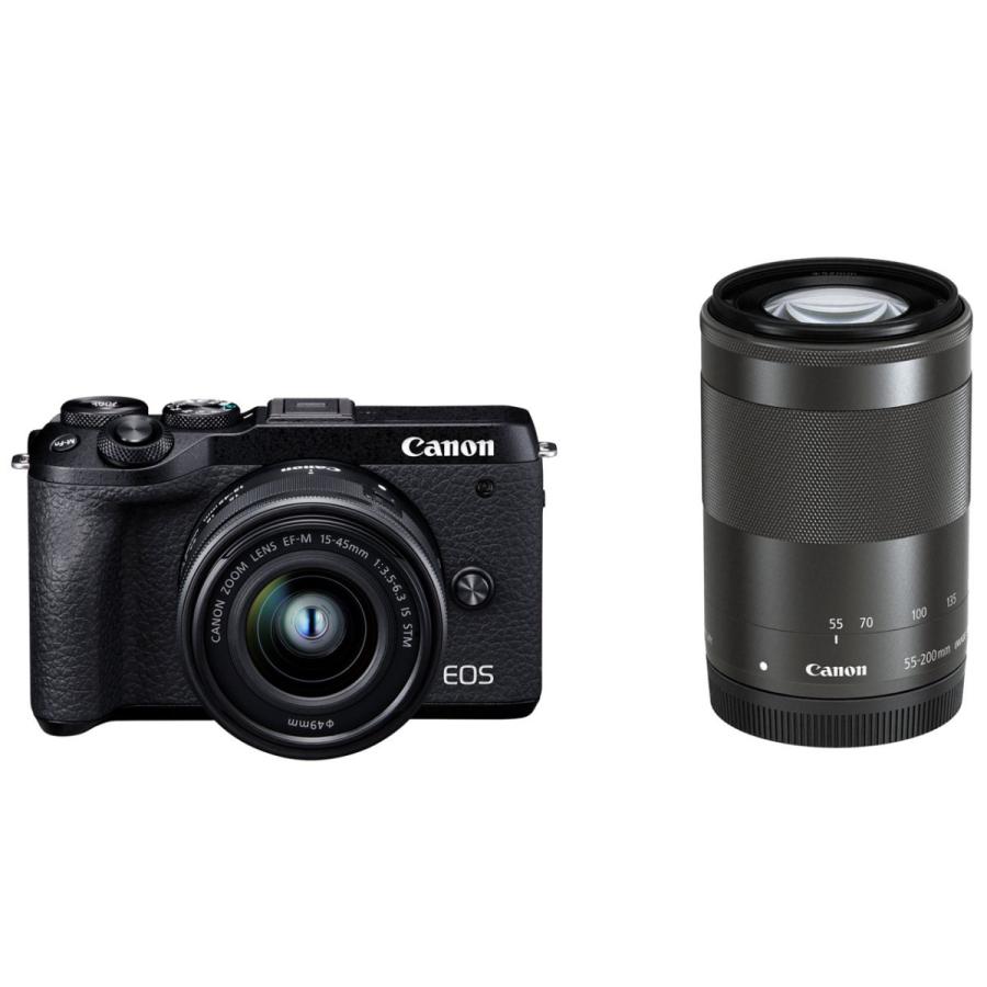 キヤノン CANON EOS M6 Mark II ダブルズームキット [ブラック