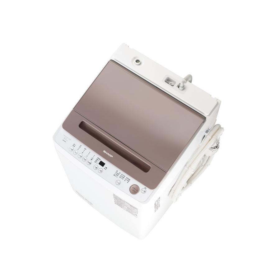 SHARP（シャープ） 洗濯機 縦型 洗濯機 8kg 全自動洗濯機 穴なし槽 ES 