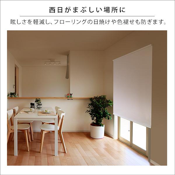 壁空け不要！つっぱりロールスクリーン 幅180cm（遮光タイプ