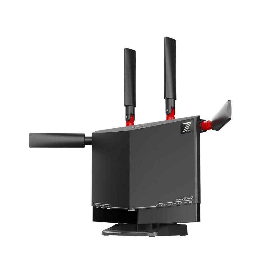 【美品・付属品完備】バッファロー AirStation WXR9300BE6P バッファロー AirStation WXR9300BE6P [ブラック] Y通常配送商品