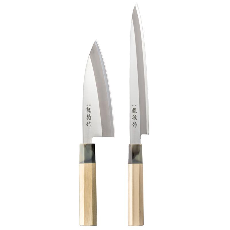 日本製 出刃包丁 刺身包丁 2本セット 龍徳 初心者用 入門用 Osts3307 調理器具 便利雑貨のバリュー通販 通販 Yahoo ショッピング