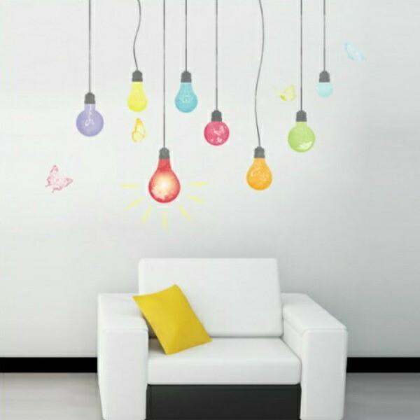 ウォールステッカー ランプ 蝶 おしゃれなシール 電気 電球 壁紙 北欧 英字 窓ガラス ちょうちょ 窓 ウォールシール モダン カフェ かわいい 店の装飾 Vr Vr Value Deco Park 通販 Yahoo ショッピング