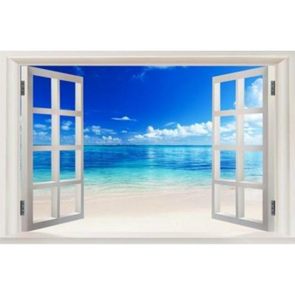 最大72 オフ お風呂 かわいい ウォールステッカー 青 ステッカー 波 Vr インテリア 海 海岸 ビーチ 砂浜 シール 風景 南国 トイレ ブルー 窓 キッチン おしゃれ ハワイ ウォールステッカー