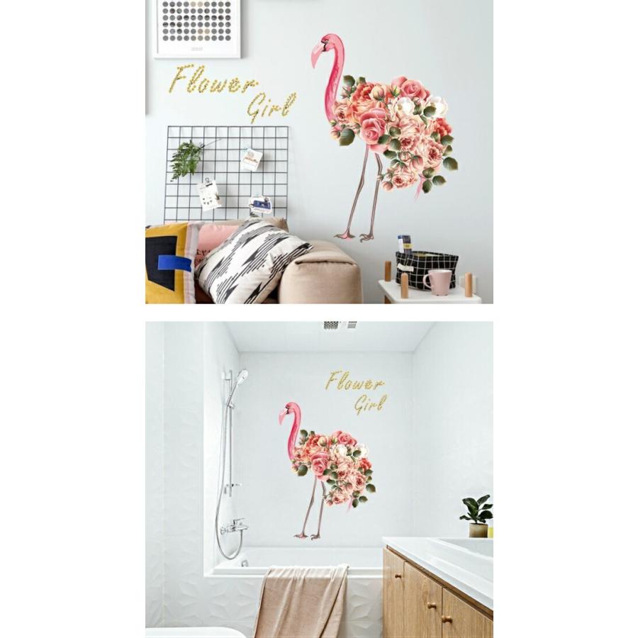 ウォールステッカー 動物 おしゃれ 鳥 花 子供部屋 植物 フラミンゴ 薔薇 英字 かっこいい フラワー シール 壁紙 風景 窓 かわいい 動物園 お風呂 癒し Vr Vr Value Deco Park 通販 Yahoo ショッピング