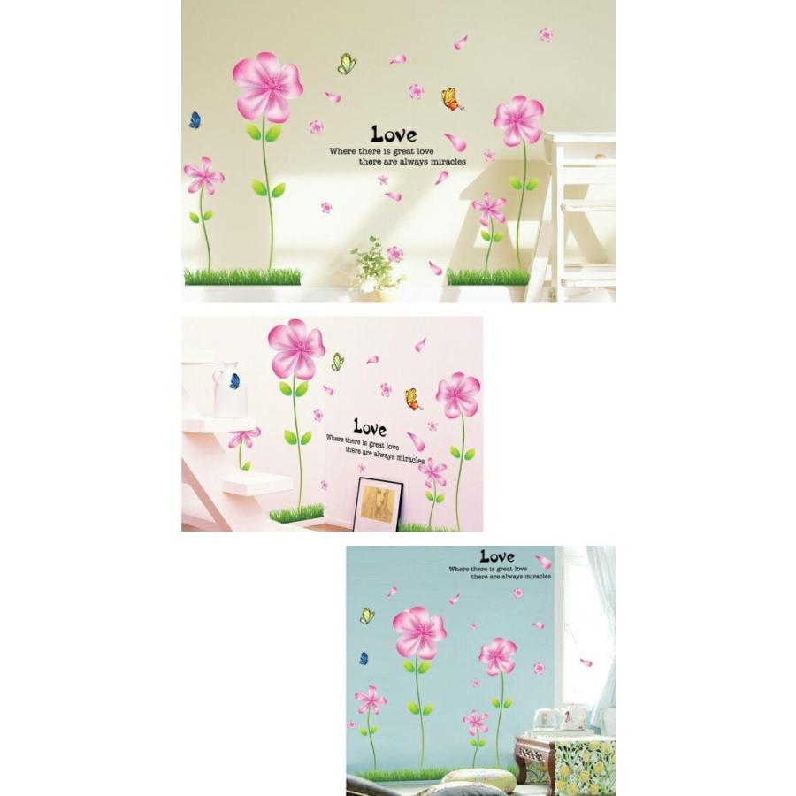 ウォールステッカー 花 おしゃれ 植物 英字 ウオールステッカー アルファベット 壁シール トイレ 玄関 寝室 窓 鏡 かわいい Pink ピンク 花壇 お花畑 Vr0185 Vr0185 Value Deco Park 通販 Yahoo ショッピング