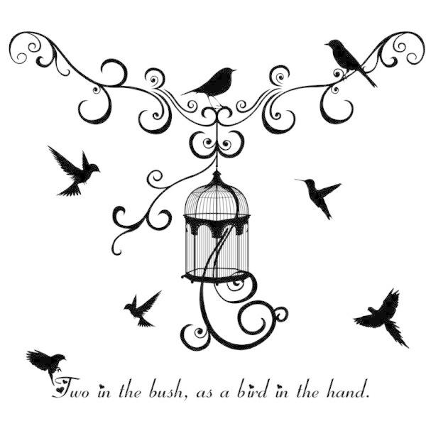 ウォールステッカー 植物 おしゃれ モノトーン 花 木 北欧 鳥 ステッカー モノクロ 黒 色 カフェ 鳥かご 文字 蔦 窓 壁紙 シール トイレ ゲージ 玄関 森 Vr Vr Value Deco Park 通販 Yahoo ショッピング