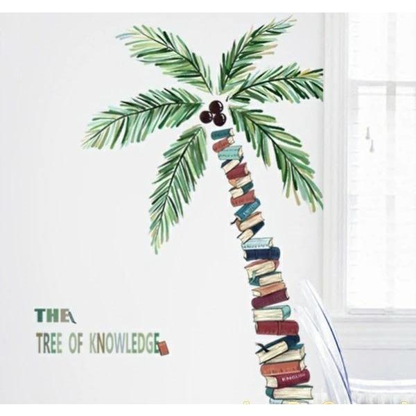 ウォールステッカー 木 新作送料無料 おしゃれ 植物 南国 海 ヤシの葉 ヤシの木 サーフ カフェ モダン 本 かわいい 花 壁シール Vr 緑 森 壁紙 ビーチ 背景 大きな木