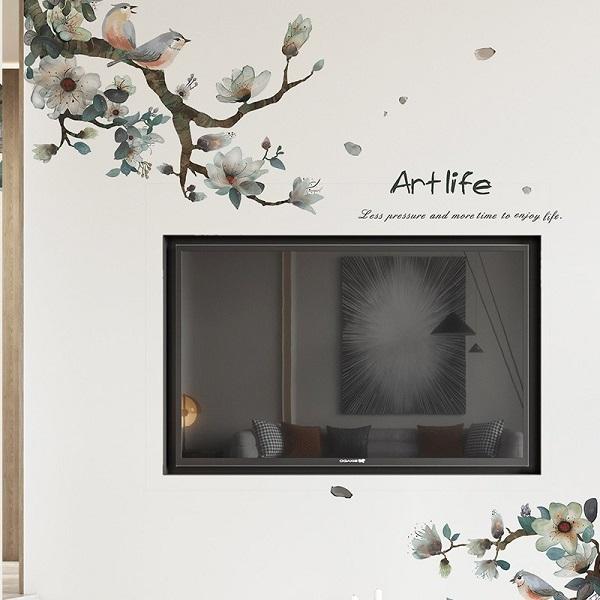 22年最新海外 ウォールステッカー 花 木 蝶 植物 木蓮 モクレン鳥 壁シール フラワー 壁紙 おしゃれ 春 北欧 文字 カフェ モダン 和室 和風 葉 窓 ガラス シール 和柄 Vr Heartlandgolfpark Com