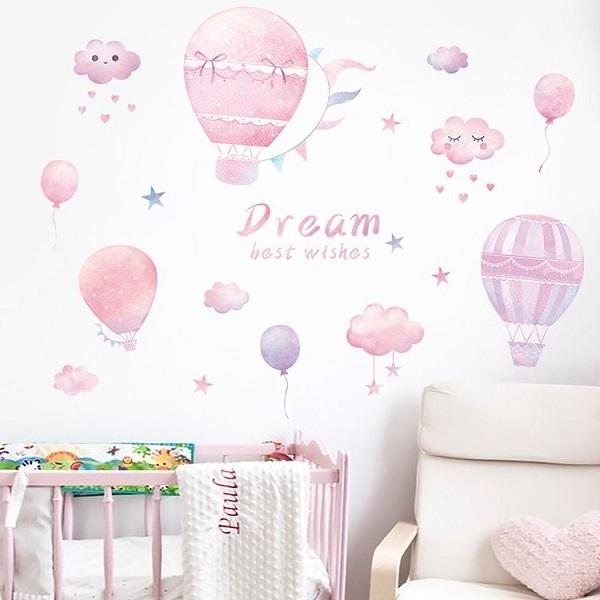 高価値セリー ウォールステッカー 子供部屋 子供 おしゃれ かわいい こども 誕生日 リボン 星 ハート 空 雲 雨 気球 トイレ 男の子 女の子 キッズ 風船 ファンタジー Vr Columbiatools Com