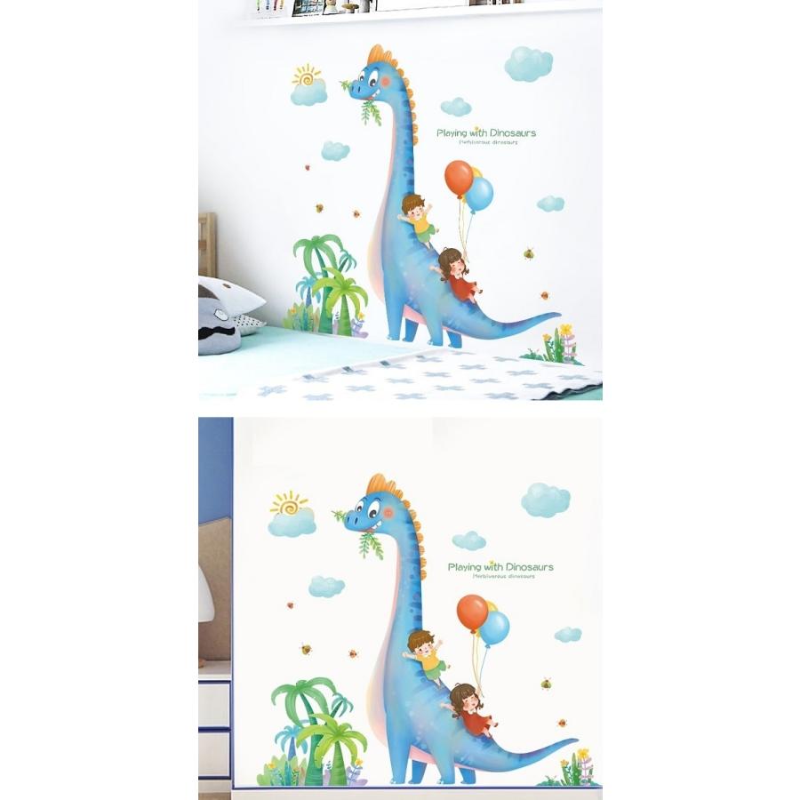 ウォールステッカー 動物 恐竜 かわいい 子供部屋 子供 おしゃれ ステッカー 男の子 女の子 壁紙 トイレ シール 誕生日 ファンタジー 子ども 風船 Vr Vr Value Deco Park 通販 Yahoo ショッピング