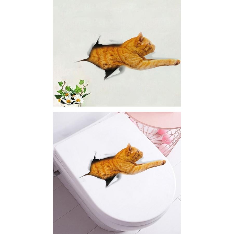 ウォールステッカー 動物 猫 ねこ 黒猫 三毛猫 ネコ アニマル トイレ 壁シール かわいい シール 壁穴 だまし絵 Cat 小さめ インテリア 雑貨 ステッカー Vr Vr Value Deco Park 通販 Yahoo ショッピング