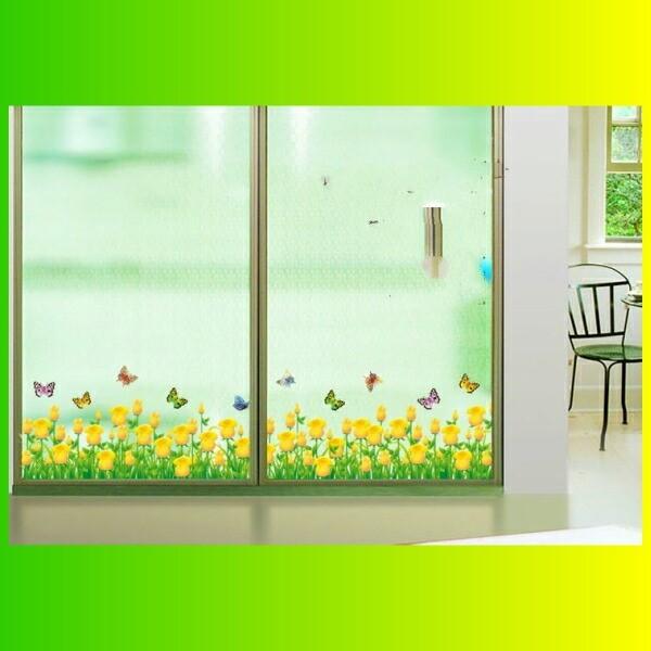 ウォールステッカー 花 植物 フラワー チューリップ アジアン はがせる デコシール 壁紙 トイレ 木 猫 森 インテリア 黄色 黄緑色 北欧 緑 おしゃれ Vr0505 Vr0505 Value Deco Park 通販 Yahoo ショッピング