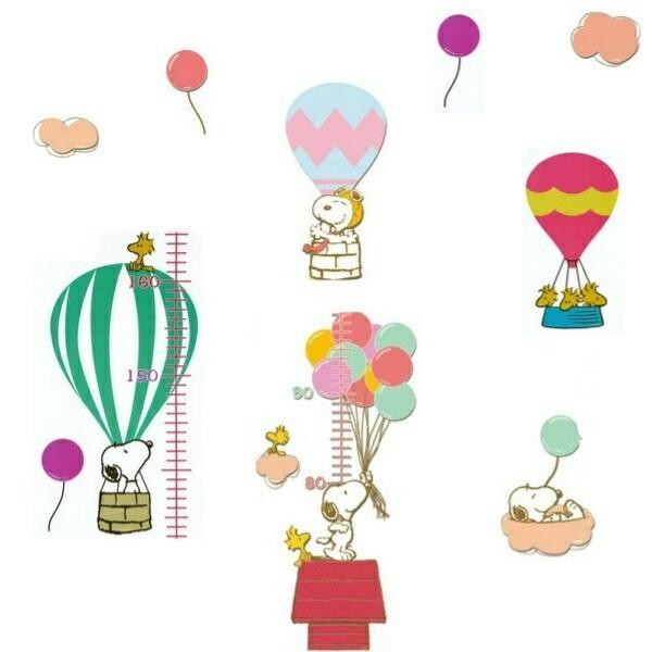 ウォールステッカー 子供部屋 身長計 動物 スヌーピー 犬 身長 キャラクター 壁紙 子供 ディズニー 鳥 はがせる アニメ 漫画 風船 空 気球 かわいい Vr0604 蔵