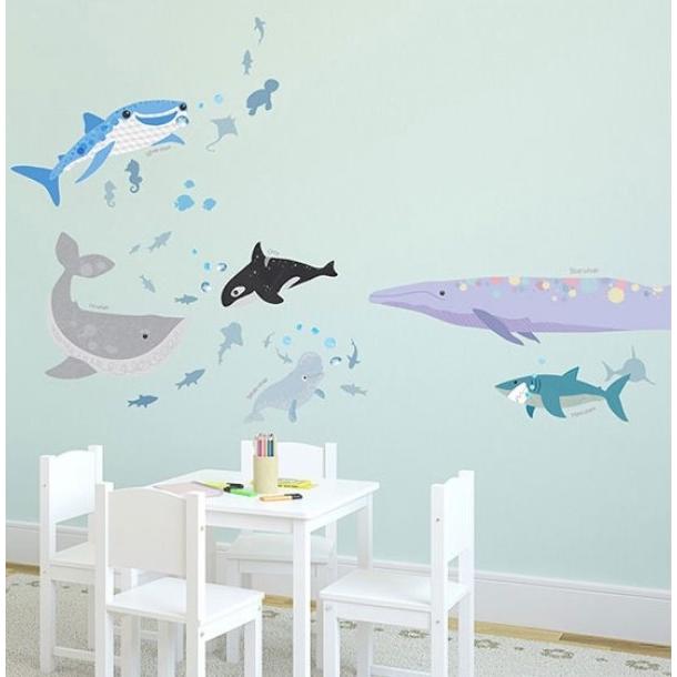 ウォールステッカー 動物 海 子供部屋 魚 クジラ イルカ 女の子 男の子 カフェ モダン 海中 最大84 オフ トイレ Vr0618 知育 海底 壁シール 子ども お風呂 水中 かわいい