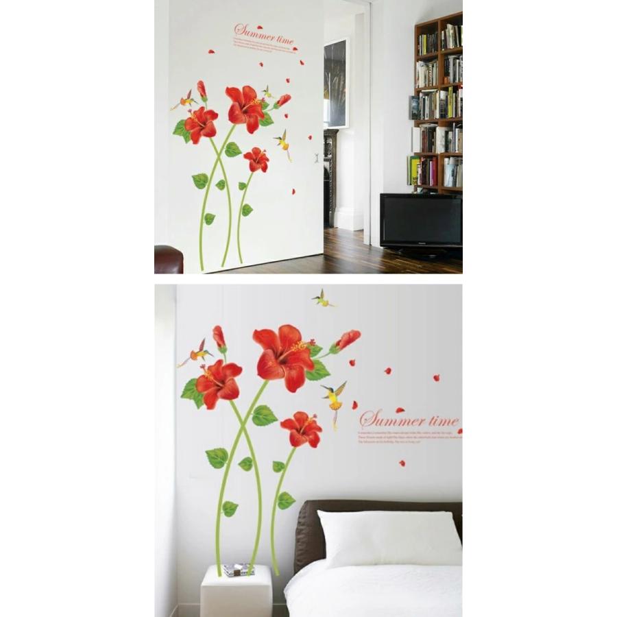 ウォールステッカー 花 おしゃれ ハイビスカス カフェ 海 植物 花びら カフェ モダン 南国 ビーチ 窓 鳥 花柄 夏 大きい ハワイ トロピカル 背景 Vr0938 Vr0938 Value Deco Park 通販 Yahoo ショッピング