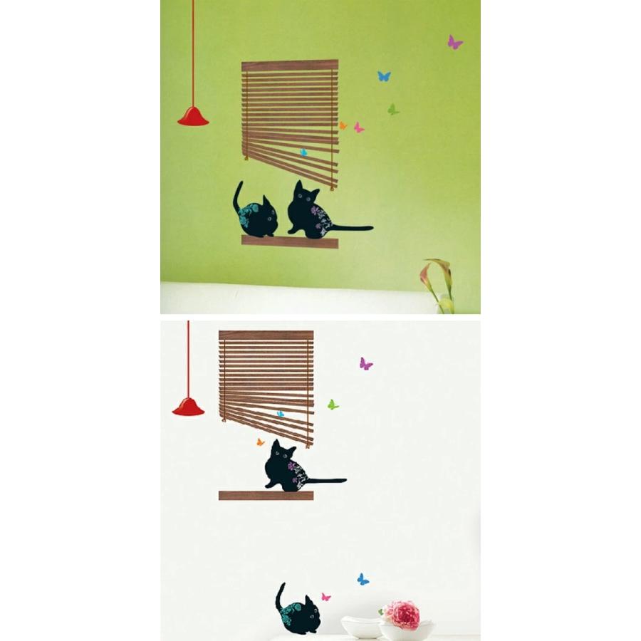 ウォールステッカー 動物 猫 黒猫 ねこ おしゃれ 花 蝶 ネコ キャット アニマル キュート ランプ ブラインド インテリア シール 花柄 かわいい 風景 壁紙 Vr0942 Vr0942 Value Deco Park 通販 Yahoo ショッピング