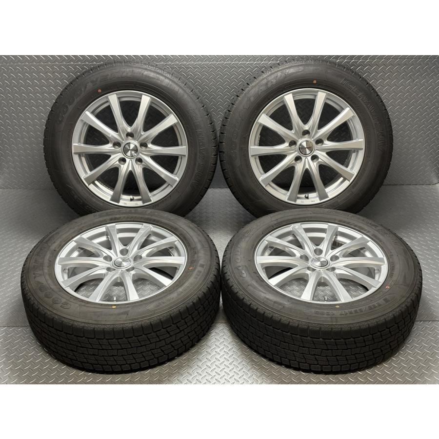 【バリ溝RAV4/ハリアー等】weds ravrion RS01 17インチ 7.0J+39 5穴114.3 グッドイヤー アイスナビSUV 225/65R17 ICE NAVI SUV (25020002) | 