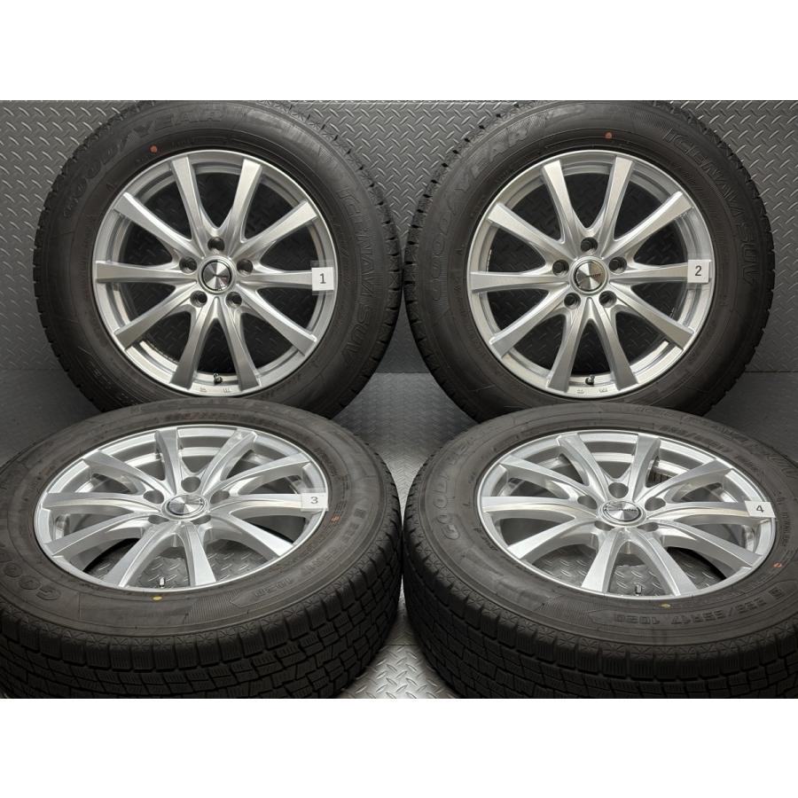 【バリ溝RAV4/ハリアー等】weds ravrion RS01 17インチ 7.0J+39 5穴114.3 グッドイヤー アイスナビSUV 225/65R17 ICE NAVI SUV (25020002) |  | 01