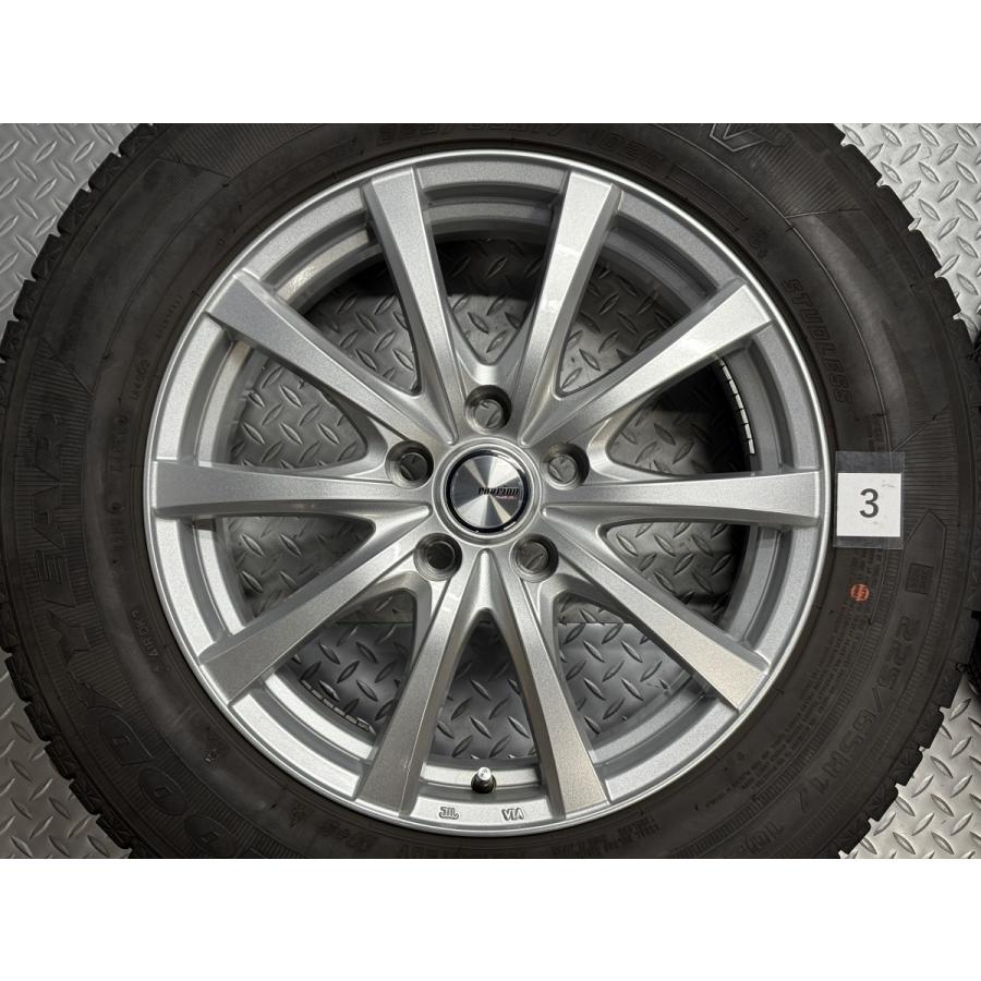 【バリ溝RAV4/ハリアー等】weds ravrion RS01 17インチ 7.0J+39 5穴114.3 グッドイヤー アイスナビSUV 225/65R17 ICE NAVI SUV (25020002) |  | 02