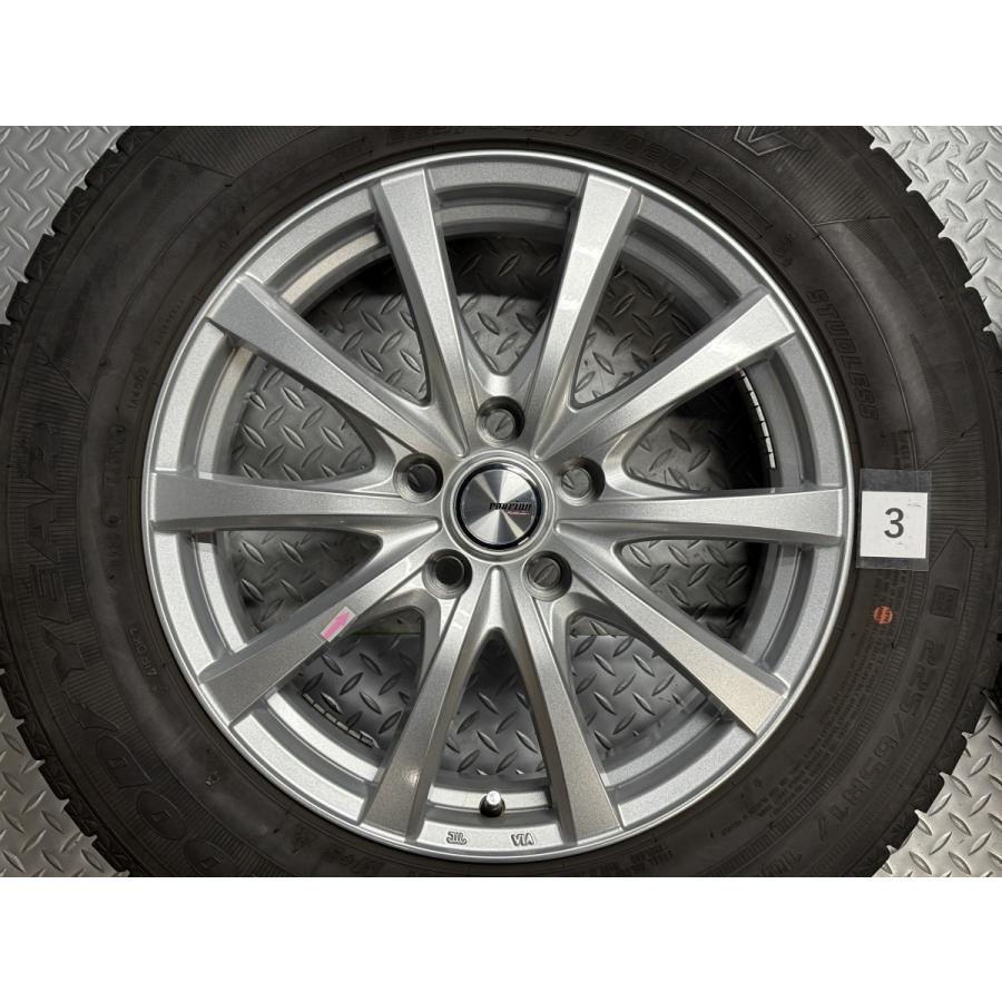 【バリ溝RAV4/ハリアー等】weds ravrion RS01 17インチ 7.0J+39 5穴114.3 グッドイヤー アイスナビSUV 225/65R17 ICE NAVI SUV (25020002) |  | 04