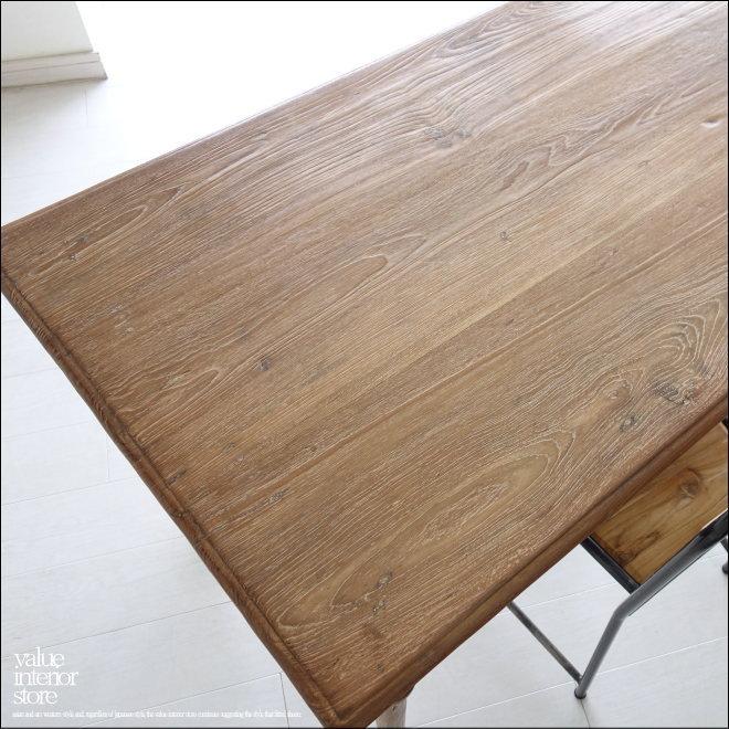 チーク無垢材 ヴィンテージテーブルD/1 デスク 机 アンティーク ダイニング 什器 無垢材家具 一点物 表面再仕上済 再生家具 三大銘木 |  | 10