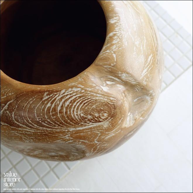 総無垢 プランツポットNW01 鉢カバー 木鉢 プランツカバー 丸鉢 小物入れ 天然木 手作り プリミティブ 和風 木製カバー チーク材 送料無料 |  | 01