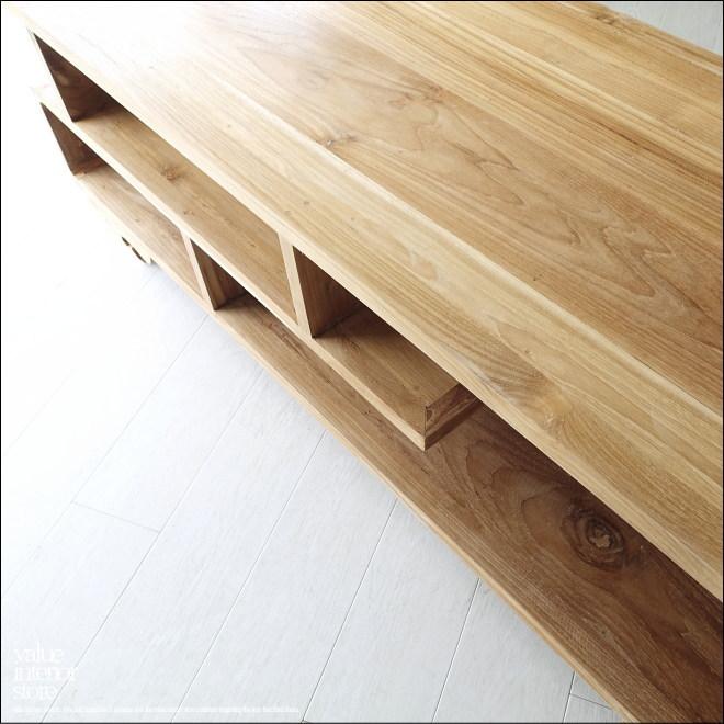 チーク無垢材 大型リビングテーブルTAH センターテーブル 長机 座敷机 テレビ台 ローテーブル W160 x D60cm |  | 06