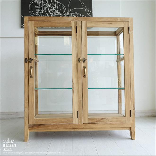 ヴィンテージ チーク ガラスケース コレクションケース ディスプレイ 陳列ケース ヴィンテージ チーク ガラスケース コレクションケース ディスプレイ