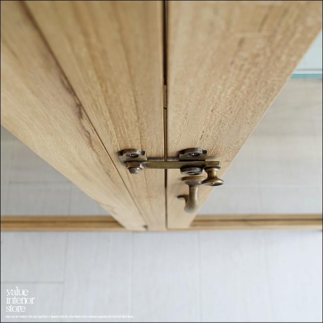 チーク無垢材 ガラスパンケースW80N ショーケース 陳列ケ−ス 飾り棚