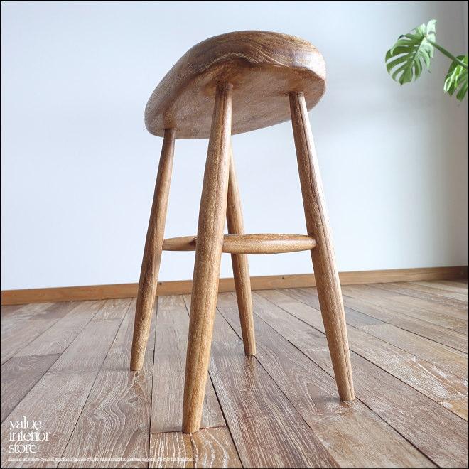 ヴィンテージ　ラッシュスツール　無垢材 ヴィンテージ ラッシュスツール 無垢材