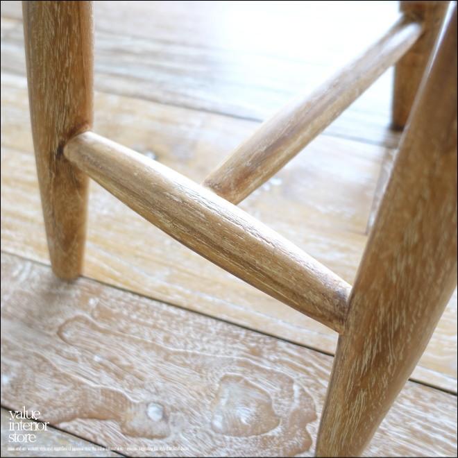 チーク無垢材 スツールCirS / NA01 椅子 イス ナチュラル カフェチェア 無垢材スツール ナチュラル 手作り家具 |  | 02